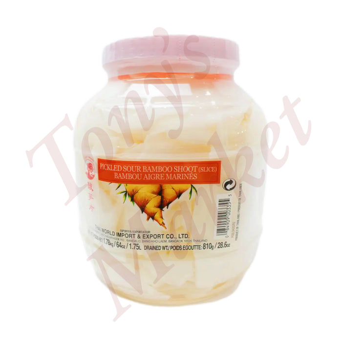 Cock Brand - Pickled Sour Bamboo Shoot (Slice) 1.78kg