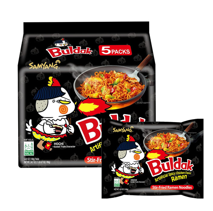 SAMYANG Buldak Spicy Chicken Flavour Ramen 140g x 5 Packs