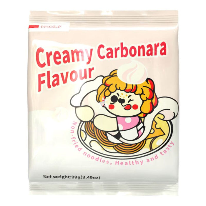 Youmi Creamy Carbonara Flavour Non -Fried Noodles 99g