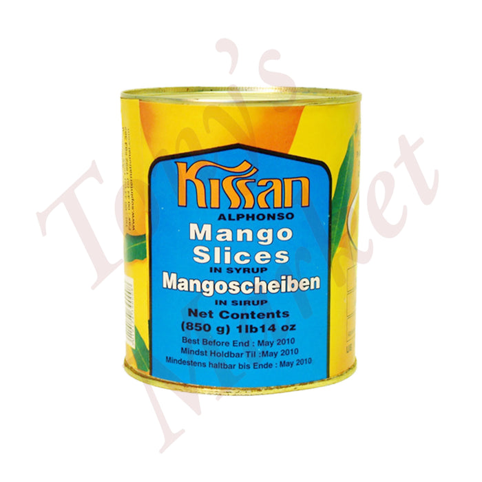 KISSAN - Alphonso Mango Slices In Syrup 850g