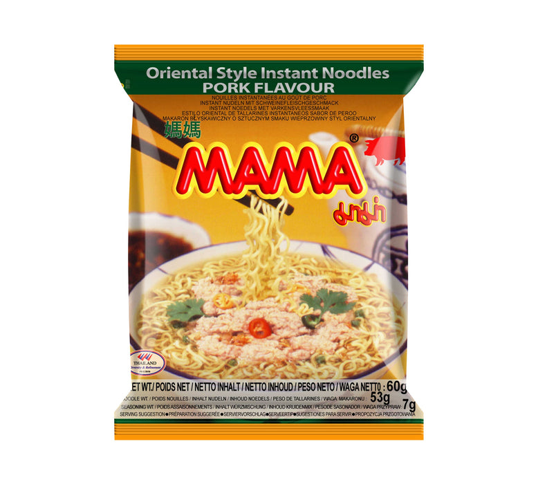 Mama Oriental Style Instant Noodels Pork Flavour 60g