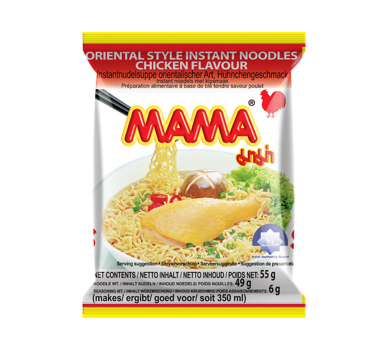 Mama Oriental Style Instant Noodles Chicken Flavour 55g