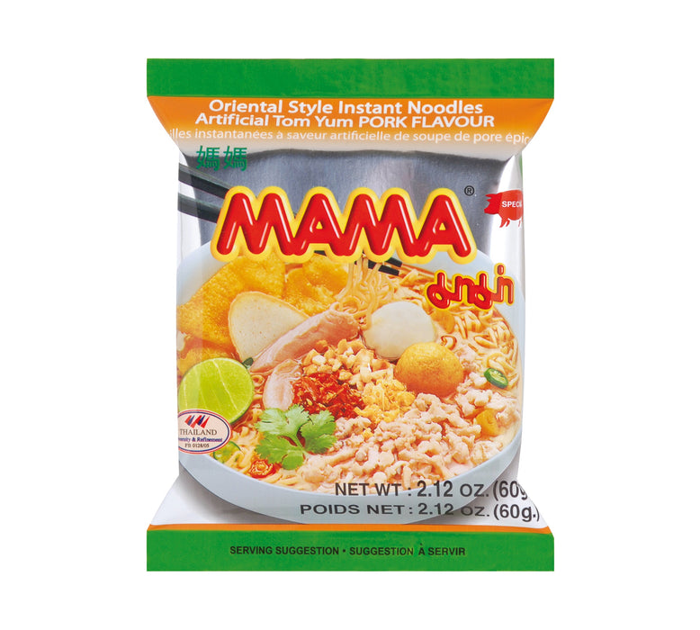 Mama Oriental Style Instant Noodles Tom Yum Pork Flavour 60g