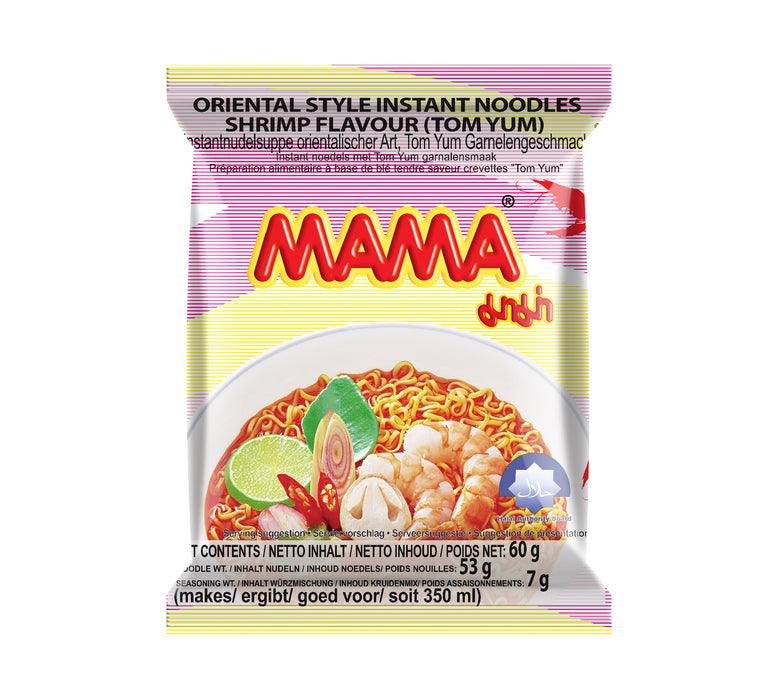 Mama Orental Style Instant Noodles Shrimp Flavour (Tom Yum) Flavour 60g