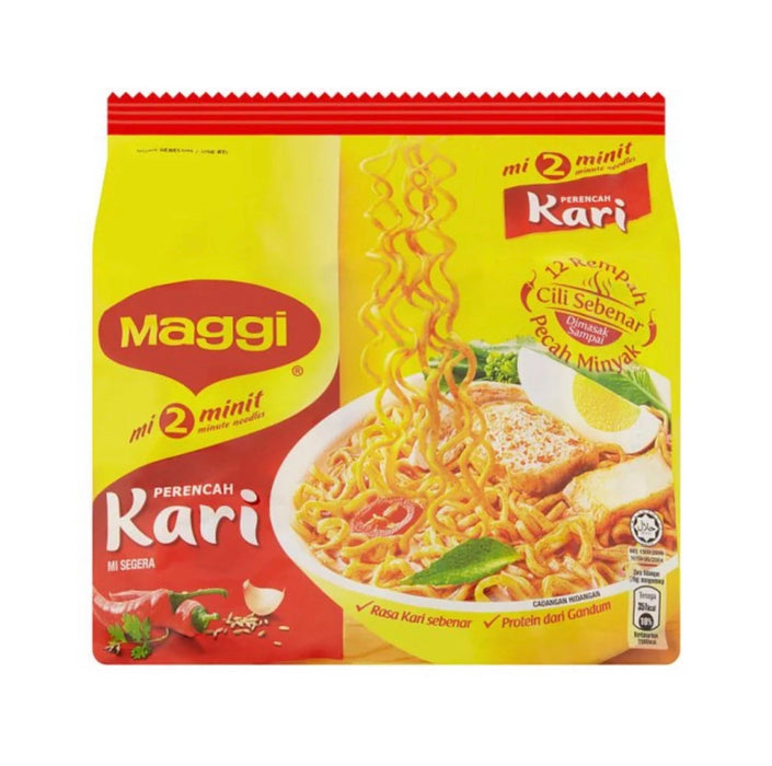 Maggi Perencah Kari Instant Noodles 5x79g