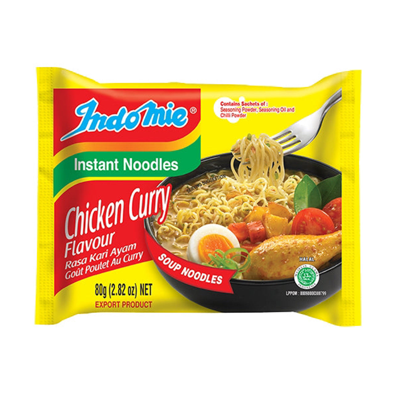 Indomie Instant Noodles Chicken Curry Flavour 80g Tony‘s Asian Market