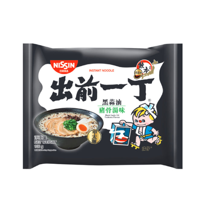 Nissin Instant Noodle Black Garlic Oil Tonkitsu Flavour 100g