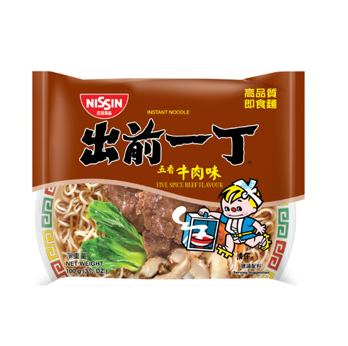 Nissin Instant Noodle Five Spice Beef Flavour 100g