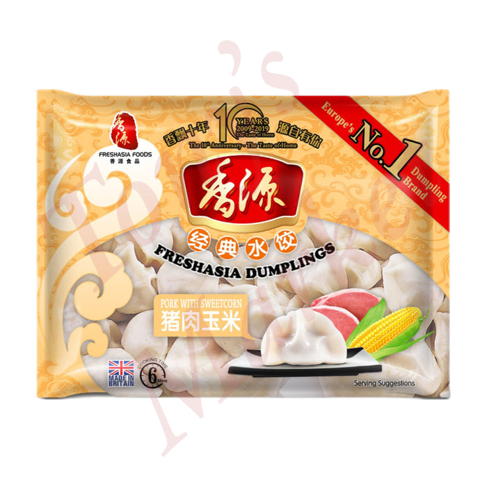 FRESH ASIA - Dumplings (Pork With Sweetcorns) 香源 经典水饺 猪肉玉米 400g