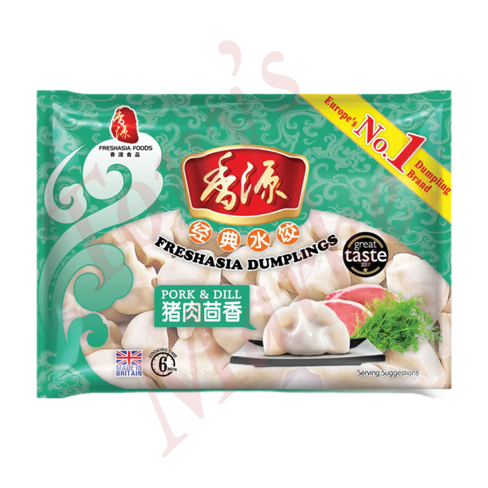 FRESH ASIA - Dumplings (Pork & Dill) 香源 经典水饺 猪肉茴香 400g