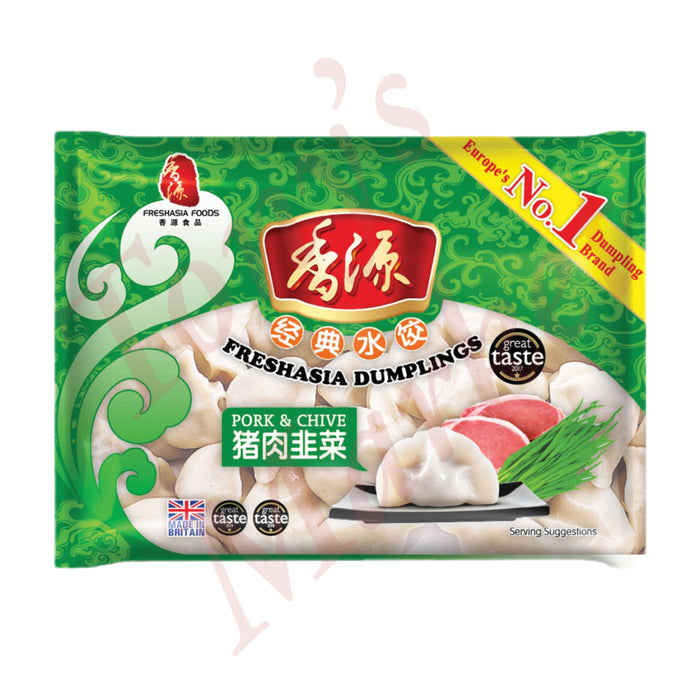 FRESH ASIA - Dumplings (Pork & Chive) 香源 经典水饺 猪肉韭菜 400g