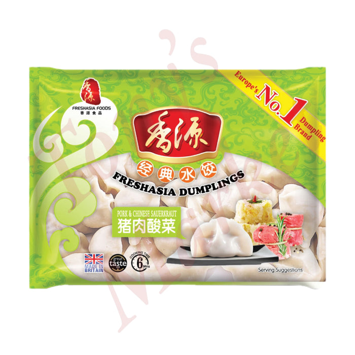 FRESH ASIA - Dumplings (Pork & Sauerkraut) 香源 经典水饺 猪肉酸菜 400g