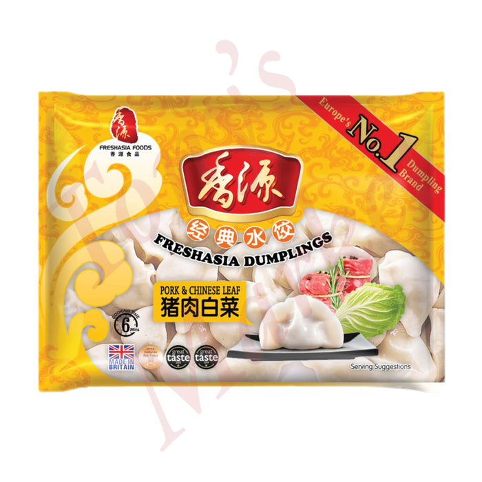 FRESH ASIA - Dumplings (Pork & Chinese Leaf) 香源 经典水饺 猪肉白菜 400g