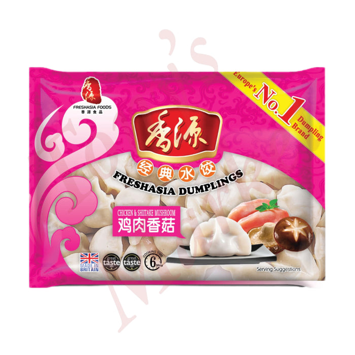 FRESH ASIA - Dumplings (Chicken & Shiitake Mushroom) 香源 经典水饺 鸡肉香菇 400g