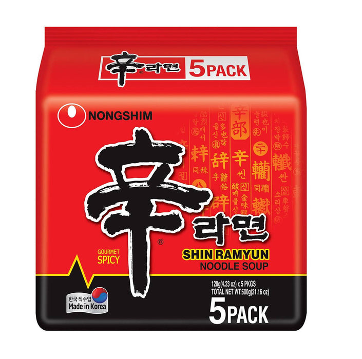 NONGSHIM Shin Ramyun 120g x 5 Packs