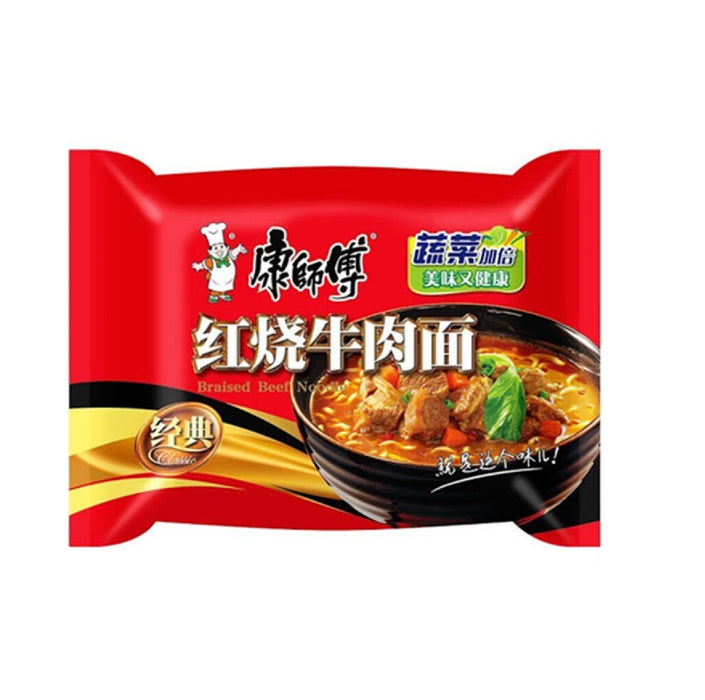 KSF Braised Beef Flavour Noodles 104g 康师傅 红烧牛肉面