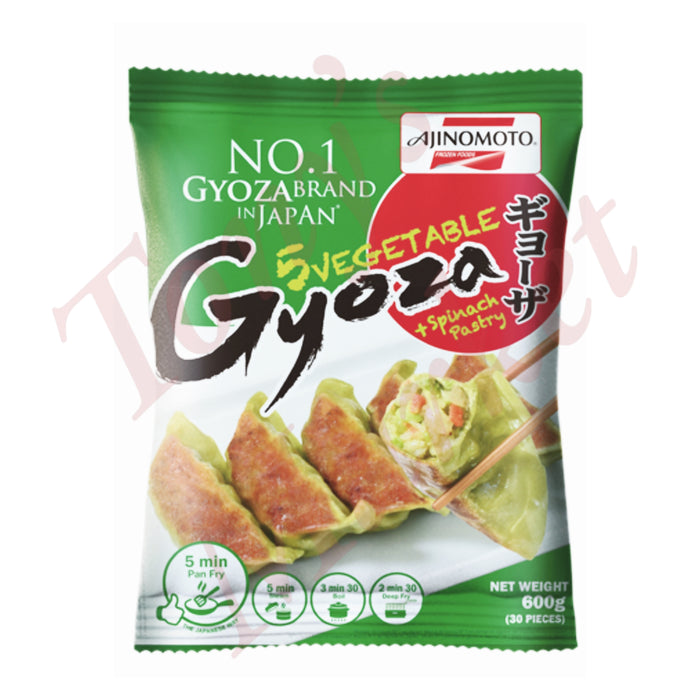 AJINOMOTO - 5 Vegetable Gyoza + Spinach Pastry (30pcs) 600g