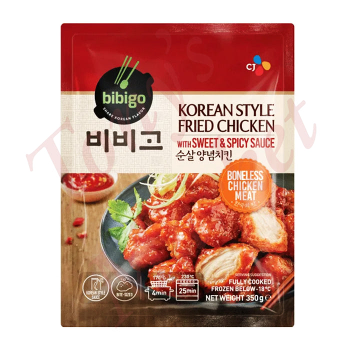 BIBIGO - Korean Style Fried Chicken With Sweet & Spicy Sauce (Fully Cooked) 350g