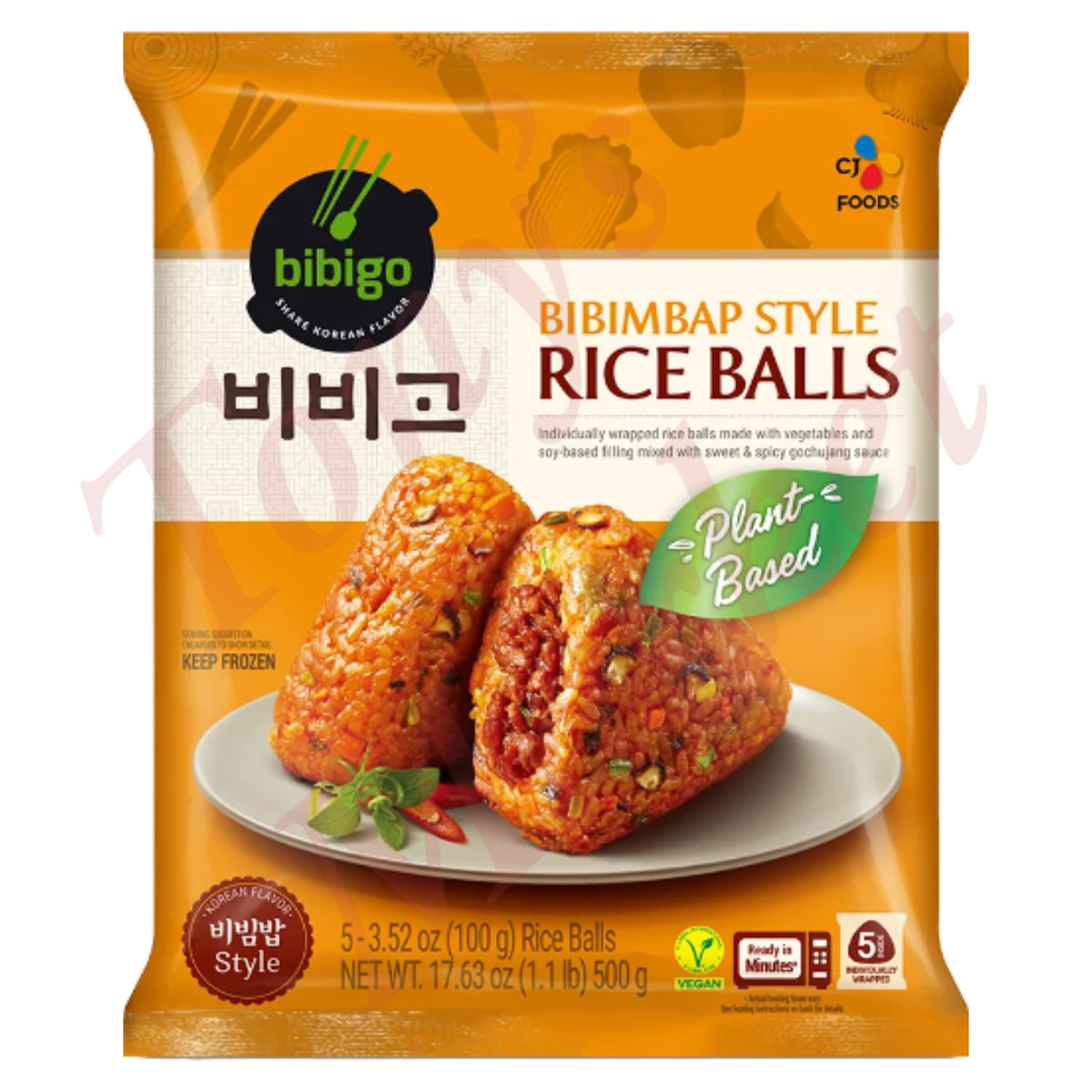 BIBIGO - Bibimbap Style Rice Balls (Plant Based) 500g — Tony's