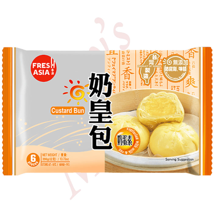 FRESHASIA TW Custard Bun 香源台湾流心奶皇包 390g