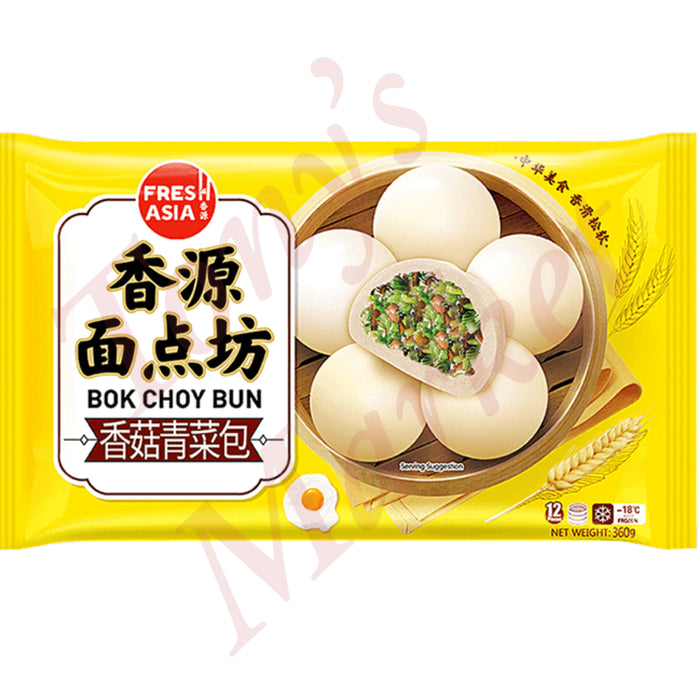 FRESHASIA Bok Choy & Mushroom Bun 香源香菇青菜包 360g