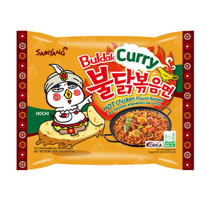 SAMYANG Buldak Curry Spicy Chicken Flavour Ramen 140g