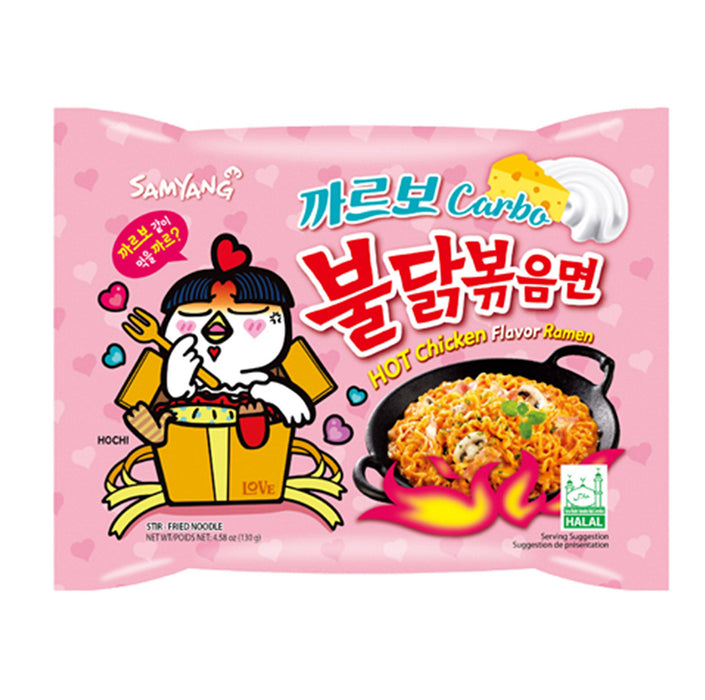 SAMYANG Buldak Carbonara Buldak Spicy Chicken Flavour Ramen 130g