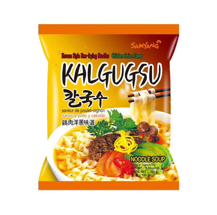 SAMYANG Kalgugsu Korean Style Non-Frying Noodles (Chicken Onion Flavor) 100g