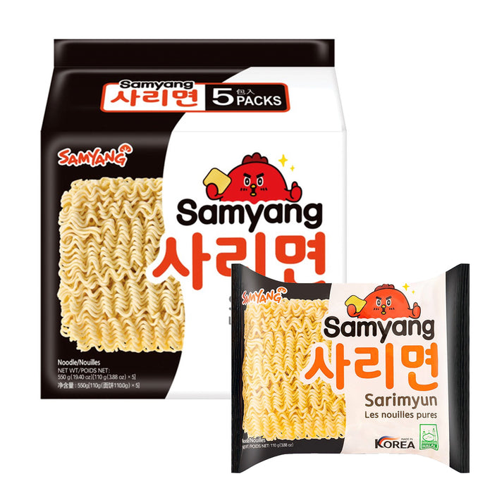 SAMYANG Plain Noodle Only 110g x 5 Packs