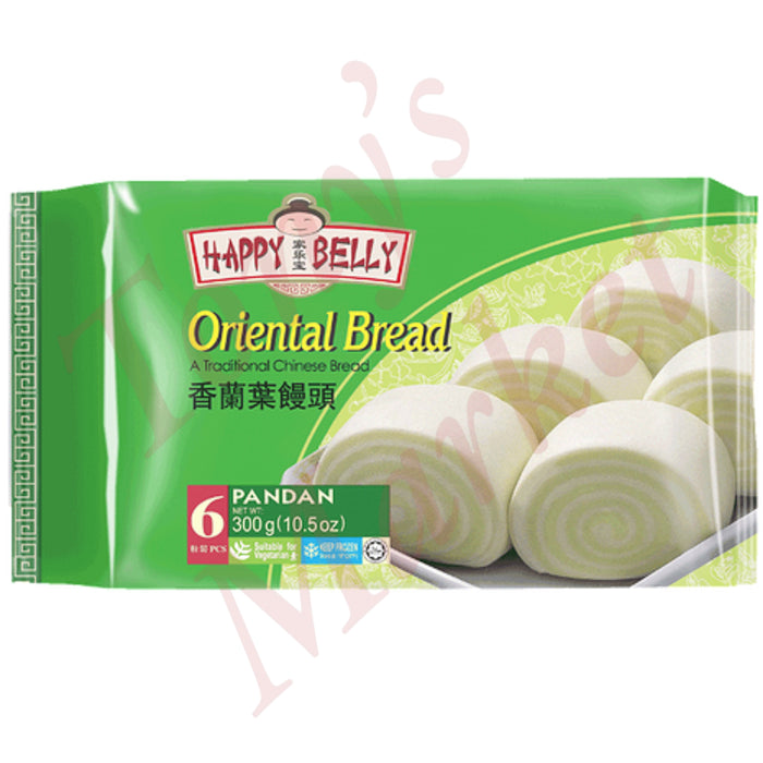 Happy Belly - Oriental Bread (Pandan) 6pcs 300g