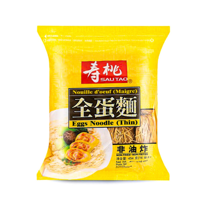 SAUTAO Egg Noodle (Thin) 454g