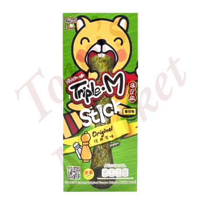 Triple•M Stick Roasted Seaweed Original Flavour 3gx9packet