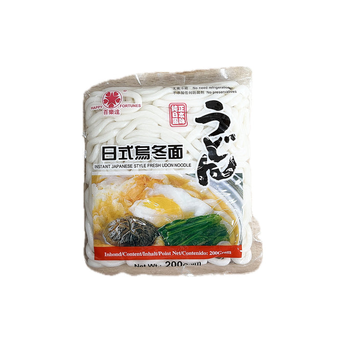 Happy Fortunes Instant Japanese Style Fresh Udon Noodles 200g