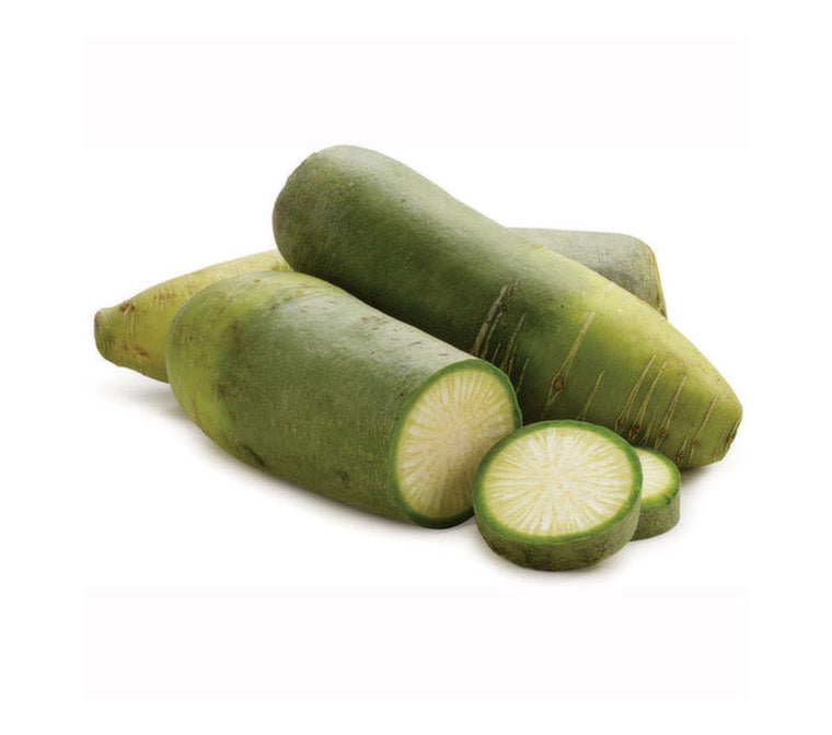 Fresh Green Radish（新鲜青萝卜*Weighing by Actual Weight* 500g=€2.50 【按实体重量计】