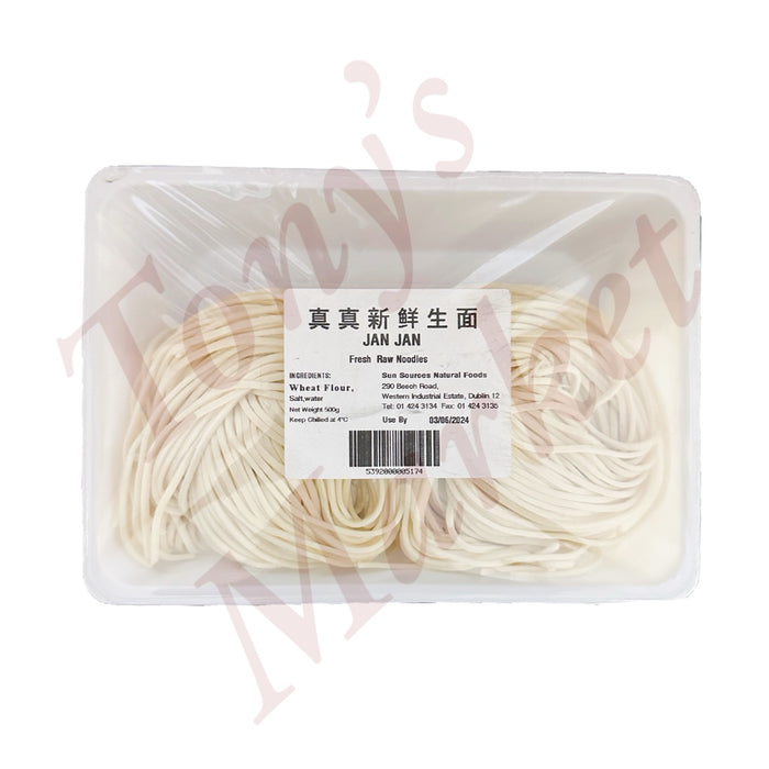 JanJan-Fresh Raw Noodles 500g