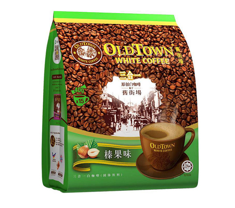 Old Town White Coffee Hazelnut Flavour 40g x 15 Pcs