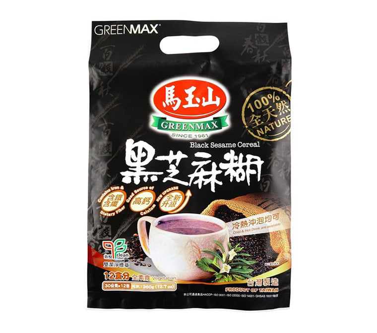 GREENMAX Black Sesame Cereal 360g