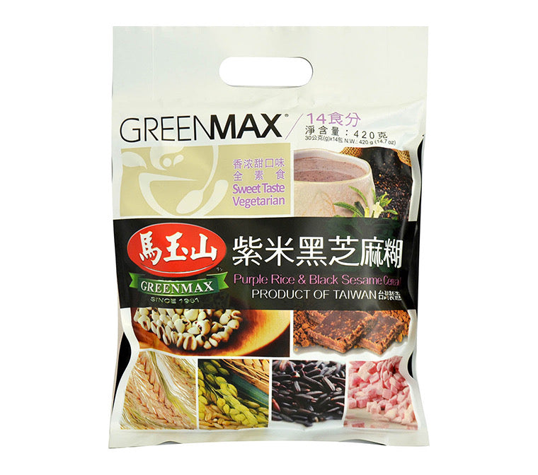 GREENMAX Purple Rice & Black Sesame Cereal 420