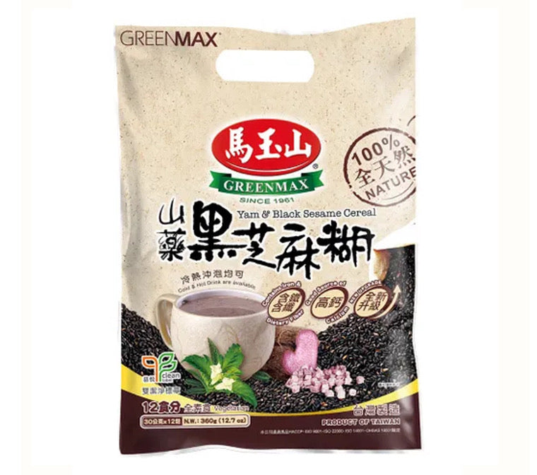 GREENMAX 山药黑芝麻麦片 360g