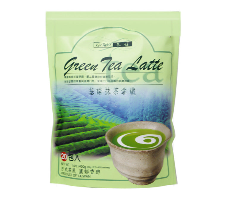 GINO Green Tea Latte Powder 400g (20g x 20 Sachets)