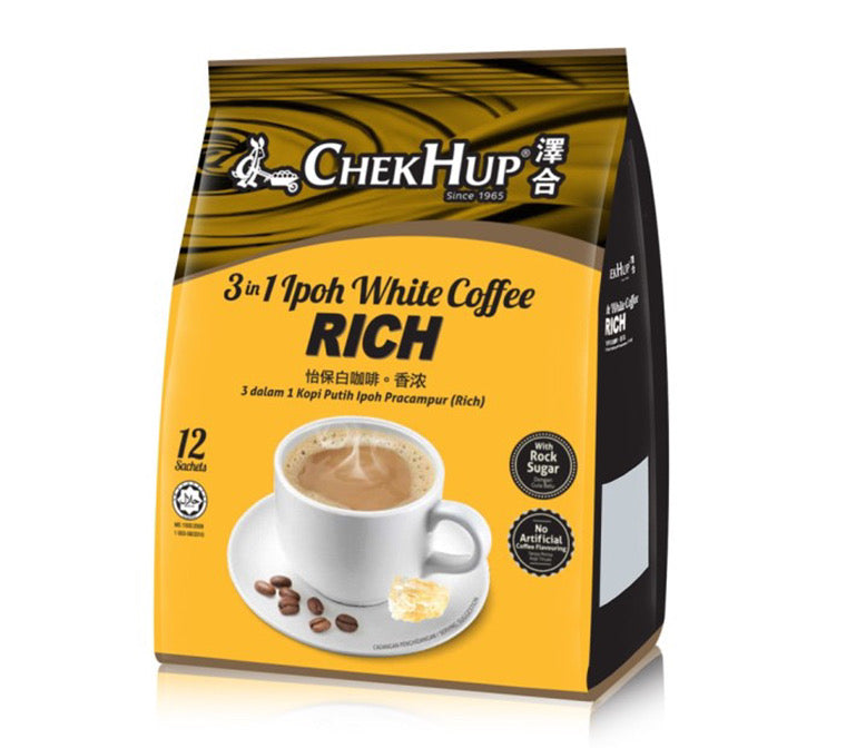 ChekHup 3 in 1 Poh White Coffee Rich (40g x 12 Sachets)