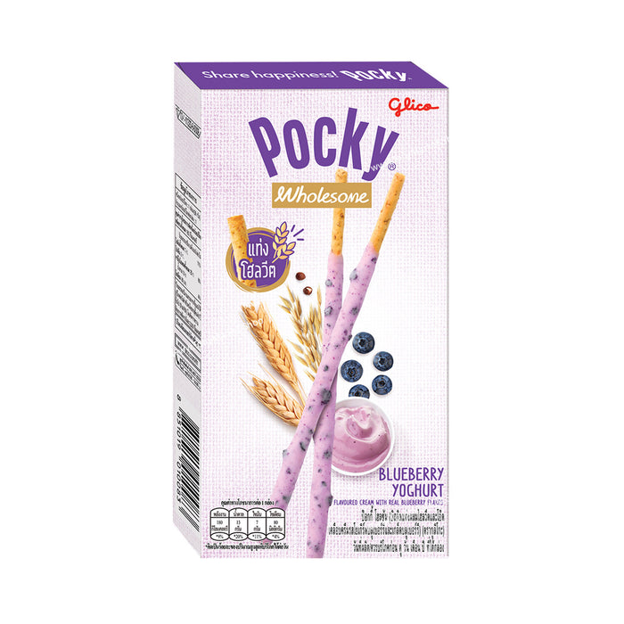 Glico Pocky Wholesome Blueberry Yogurt Flavoured Cream With Real Blueberry Flakes 36g