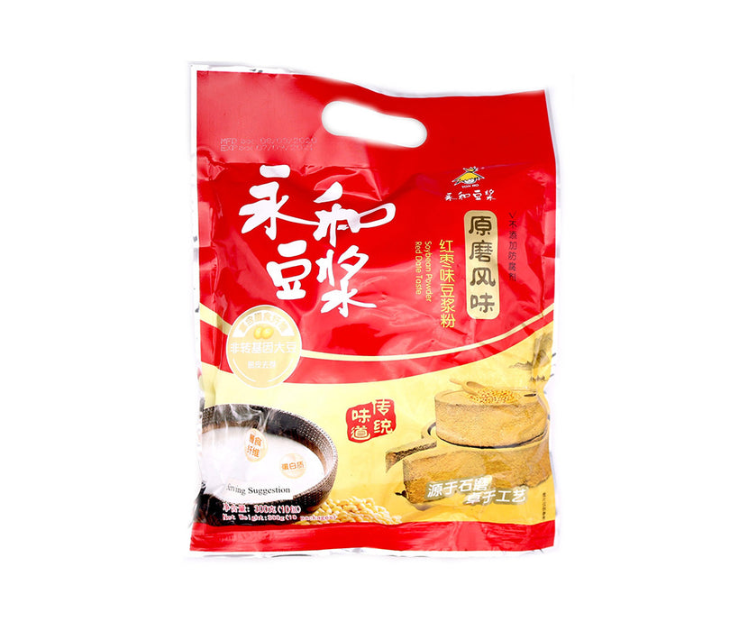 YON HO Red Date Soyabean Milk Powder 永和 红枣味豆浆粉 (300 x 10 Sachets)