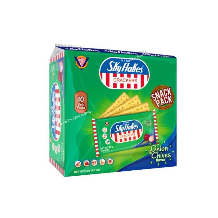 M.Y. San SkyFlakes Crackers Onion Chives Flavor 250g