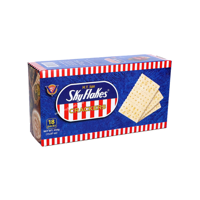 M.Y. San SkyFlakes Crackers 18 Packs - 450g