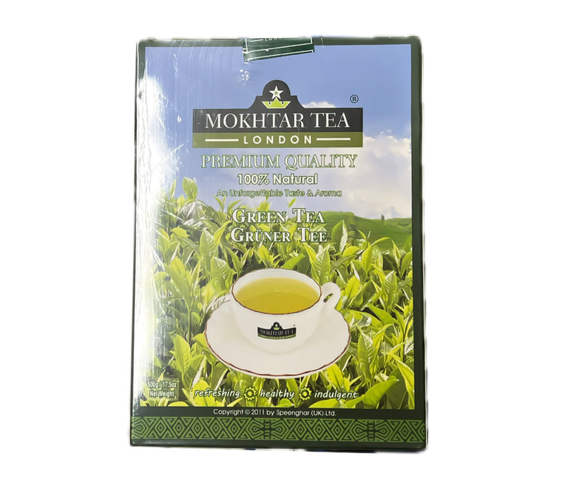 MOKHTAR TEA Premium Quality 100% Natural Green Tea 500g