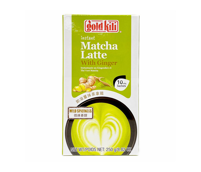 Gold Kili Instant Matcha Latte With Ginger 250g (10 Sachets x 25g)