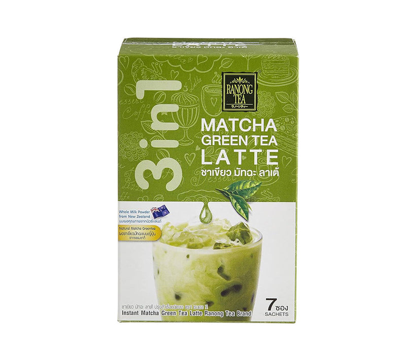 Ranong Tea Matcha Green Tea Latte 161g (7 Sachets)