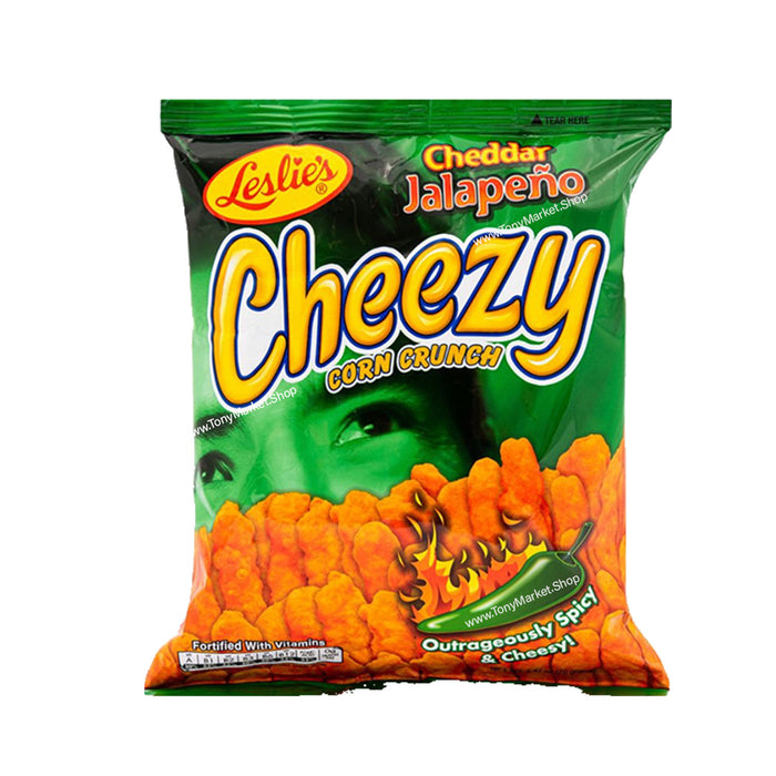 LESLIE’s Cheezy Corn Crunch - Cheddar Jalapeño 70g