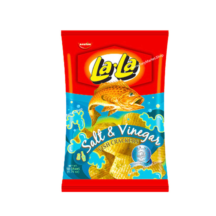 LALA - Salt & Vinegar Fish Crackers 100g